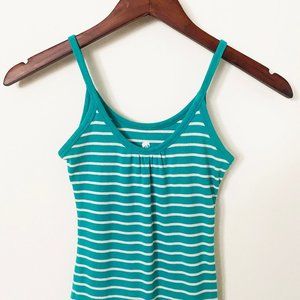 Banana Republic Breton Stripe Tank Top, Emerald